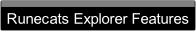Runecats Explorer Features.